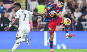 Hạ Real giành Siêu cúp, Barca vẫn lo vì Pau Cubarsi