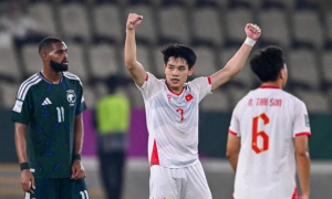 AFC vinh danh Đình Bắc sau khi loại Saudi Arabia
