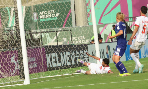 U23 Nhật Bản thoát hiểm trước Jordan trên chấm luân lưu