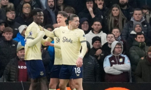 Thierno Barry tỏa sáng, Everton quật ngã Aston Villa ở Ngoại hạng Anh