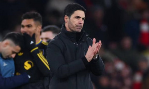 Arteta không trách cầu thủ Arsenal sau trận thua MU
