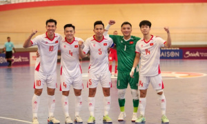 Thắng Lebanon 2-0, futsal Việt Nam rộng cửa vào Tứ kết