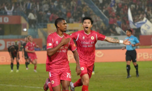 Alan lập hat-trick giúp CAHN soán ngôi đầu của Ninh Bình