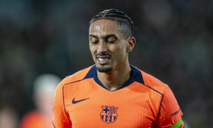 Raphinha bỏ tập, lỡ trận gặp Mallorca