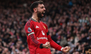 Chỉ thua Rooney, Bruno Fernandes đi vào lịch sử Man Utd