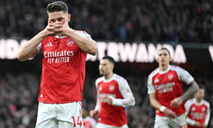Gyokeres lập cú đúp, Arsenal xây chắc ngôi đầu