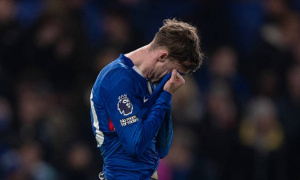 Palmer thất thần vì bỏ lỡ bàn thắng mười mươi ở phút bù giờ