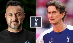 De Zerbi bất ngờ mở lòng với Tottenham sau khi rời Marseille