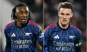 Chuyền đúng 9 lần, Eze lu mờ khi đóng thế Odegaard