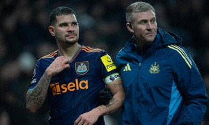 Newcastle nhận đòn đau khi Guimaraes nghỉ thi đấu 8 tuần