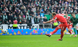 Kane lập cú đúp giúp Bayern đè bẹp Werder Bremen