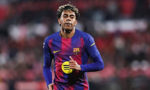 Yamal nén bệnh thi đấu trong ngày Barca thua Girona