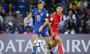 Buriram United thắng Shanghai Shenhua 2-0 trong thế hơn người