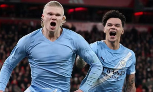 Bóng ma 93:20 hiện về giúp Man City đe dọa ngai vàng Arsenal