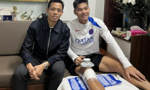 Văn Quyết 'tiếp lửa' cho đàn em Hiểu Minh vượt qua chấn thương