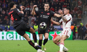 Hòa Olympiacos, Leverkusen giành vé vào vòng 1/8 Cúp C1