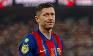 Lewandowski gãy xương hốc mắt trước trận Atletico