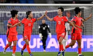 Thắng Iran 3-0, nữ Hàn Quốc chiếm ngôi đầu bảng A