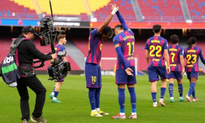 Barca mang tinh thần 1% cơ hội đấu Atletico