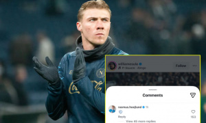 Hojlund chọc giận fan MU khi khen người hùng Newcastle