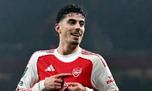 Havertz tuyên bố đạt 100% thể lực giúp Arsenal săn cúp