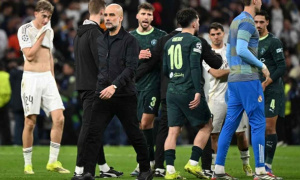 Pep thừa nhận Man City cạn cơ hội ngược dòng trước Real