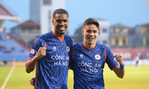 Alan nổ súng chỉ sau 2 phút, CAHN đánh bại Ninh Bình để xây chắc ngôi đầu V.League