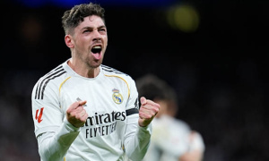 Federico Valverde lập kỷ lục đóng góp bàn thắng tại Real Madrid