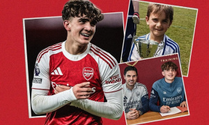 Thần đồng Max Dowman mang bóng dáng Messi tại Arsenal