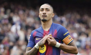 Raphinha lập hat-trick, lọt Top 10 chân sút tốt nhất La Liga