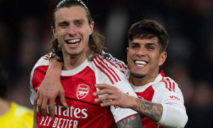 Calafiori tin Arsenal đang ở giai đoạn đẹp nhất mùa giải