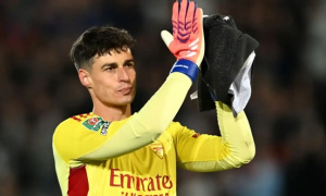 Kepa bắt chính trận chung kết Carabao Cup giữa Arsenal và Man City
