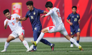 Thủng lưới sớm, U23 Việt Nam gục ngã trước U23 Thái Lan