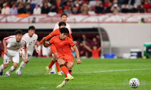 Penalty phút 86 cứu U23 Trung Quốc trước Triều Tiên