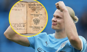 Haaland vung 100 ngàn bảng mua sách cổ hiến tặng quê nhà