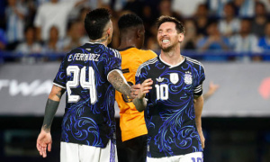 Messi cùng đồng đội vùi dập Zambia 5 bàn không gỡ