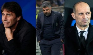 Italy nhắm Conte và Allegri thay thế Gattuso