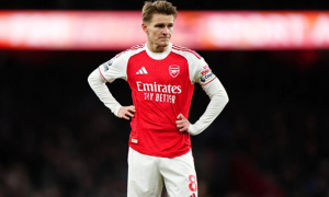 Chóng mặt với cường độ tập VR vượt mốc 120% của Odegaard