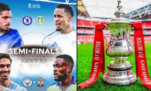 Man City gặp Southampton, Chelsea đụng độ Leeds ở bán kết FA Cup