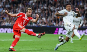 Harry Kane nuối tiếc vì Bayern dứt điểm kém dù thắng Real