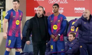 Barcelona đàm phán giữ chân Hansi Flick và Lewandowski