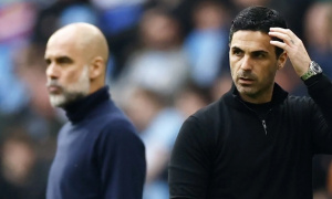 Man City thắng 28/32 trận ở tháng 4 khiến Arsenal khiếp sợ