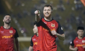 Văn Thuận - Geovane tỏa sáng, Ninh Bình hạ Becamex TPHCM