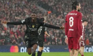 Dembele rực sáng, PSG tiễn Liverpool rời Champions League