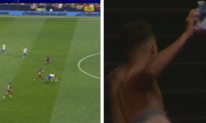 Nổi điên vì thẻ đỏ, Eric Garcia ném áo đấu xuống đất