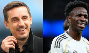Neville không bất ngờ khi Vinicius chọn Real thay vì Arsenal