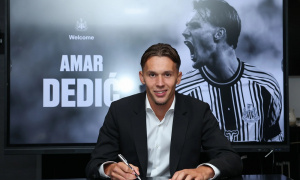 Newcastle chính thức sở hữu hậu vệ Amar Dedic