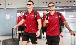 ĐT Việt Nam tới Thái Lan chuẩn bị chung kết ASEAN Cup