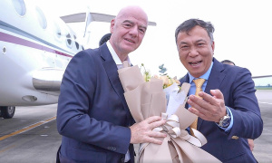 Chủ tịch FIFA đổ bộ Hà Nội dự khán chung kết ASEAN