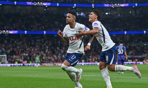 Tân binh ghi dấu ấn, Tottenham thắng tưng bừng 5-1 ở Cúp Liên Đoàn